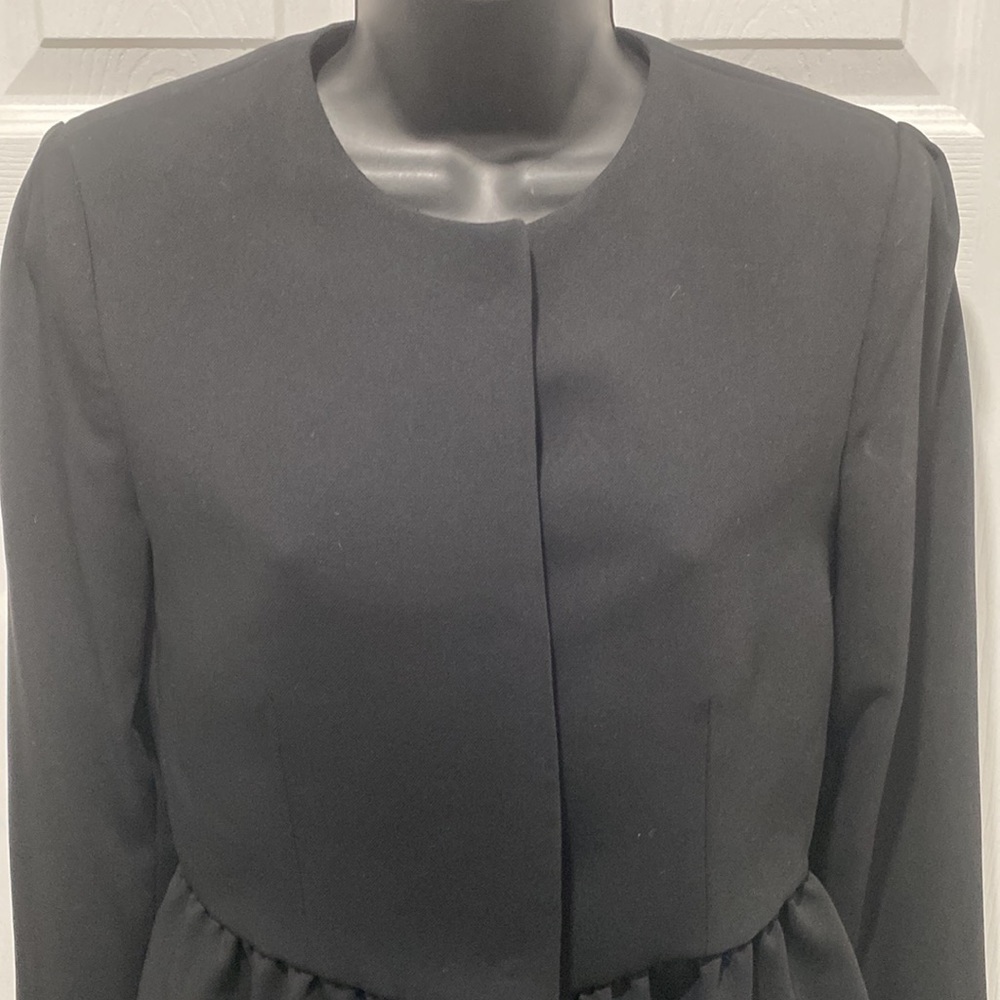 Mango Peplum Ruffle Bottom Jacket - Picture 2 of 9